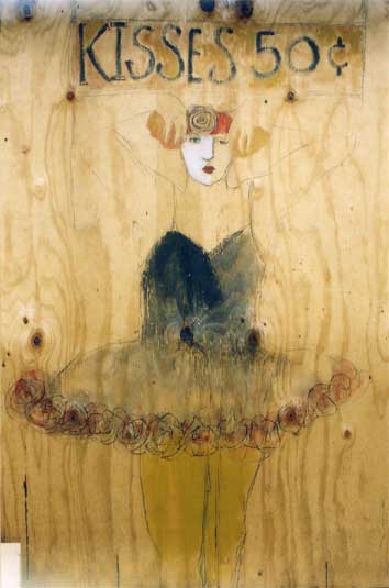  Kisses 50 Cents "Wall" by Cynthia Markert