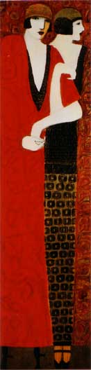 "Women in Evening Dress" by artist Cynthia Markert